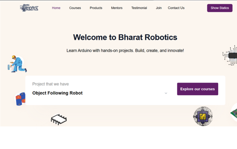 Bharat Robotics screenshot